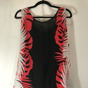 Tropical Print Blouse